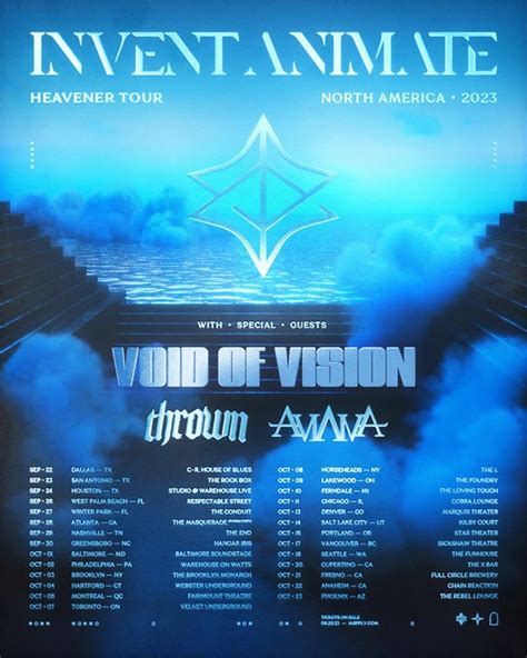 Invent animate tour - Buy verified tickets for the concerts of Invent Animate in Netherlands. Find Invent Animate tour dates in Netherlands for 2024 & 2025 , concert details and compare prices.